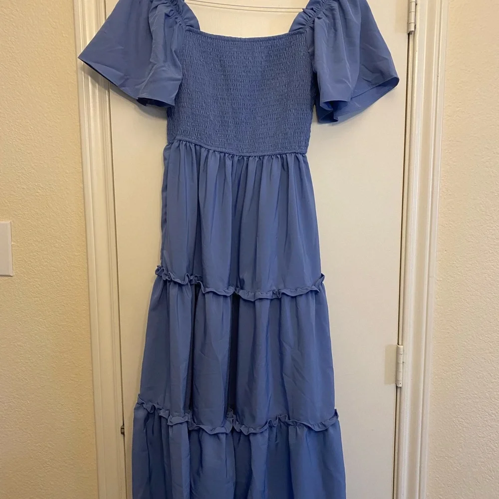NEVER WORN 👏🏻💥👏🏻 Womens Casual Summer Midi Dress - Picture 4 of 5